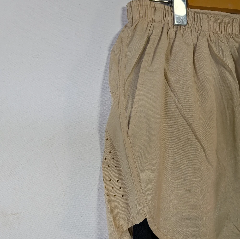 Raw Gear Compression Legging Shorts Large Tan Sand by Bradley Martyn Under ✨NEW✨ - Picture 6 of 7